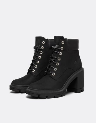 Timberland Womens Timberland Allington Heights 6in Womens Boots - Jet Black - Size: 5