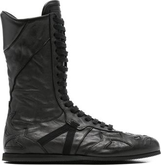Ann Demeulemeester Palne Lace-up High-top Sneakers