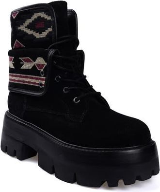 Zigi Soho Tenisha Platform Bootie in Blk Suede at Nordstrom, Size 10