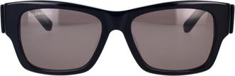Balenciaga Max Square Zonnebril Bb 0262Sa 001 - unisex - Zonnebrillen - Zwart - 56 MM - Accessoires