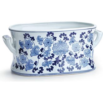 Napa Home & Garden Barclay Butera Dynasty Lotus Planter in Blue at Nordstrom