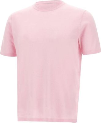 KANGRA T-shirt met ronde hals - Heren - T-shirts - Roze - 2XL - Katoen - Tops