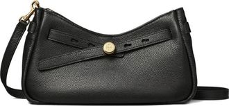 Tory Burch Romy Mini Crossbody Tas - Dames - Schoudertassen - Zwart - ONE Size - Leer - Tassen