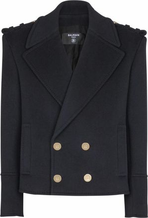 Balmain Hombre, Abrigos, Azul, Talla: 3XL