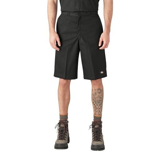 Short Cargo Dickies Pour Homme - Taille 28 Cm, Sergé Extensible, Poches Utilitaires, Coupe Décontractée