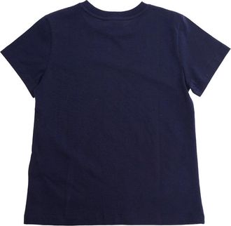 Moschino Boys T-Shirt Blue Cotton T-Shirts And Polos