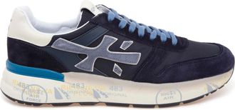 Premiata Mick Sneakers - Heren - Sneakers - Blauw - 40 EU - Leer - Schoenen