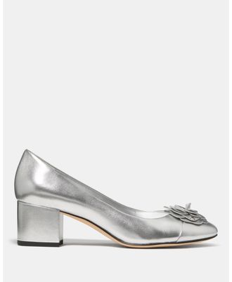 Kate Spade New York Womens Flora Ballet Pump - Silver - Size UK 8.5