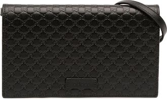 Gucci Pre-owned Gucci Microguccissima Wallet on Strap 466507 0416