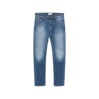 Jacob Cohen Faded-effect Logo-patch Jeans