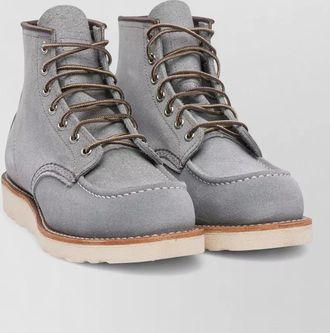Red Wing Shoes leather classic moc lace-up ankle boots