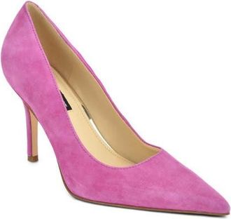 Nine West Gemmha Pointed Toe Pump in Dark Pink/tan at Nordstrom, Size 7.5