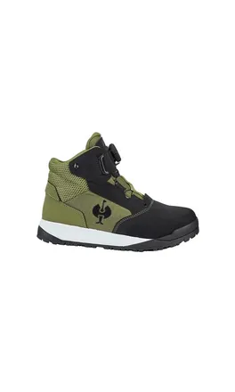 Strauss Murcia 6 Steel Toe Work Boot in Black/mountain Green at Nordstrom, Size 11.5