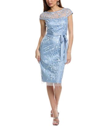 Eliza J Embroidered Sheath Dress
