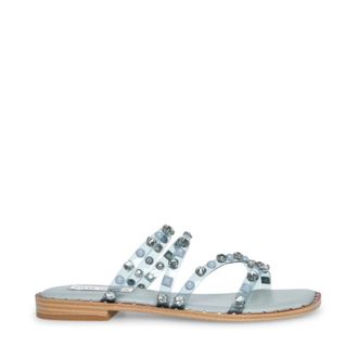 Steve Madden Blauwe Skyler Sandaal Schoenen - Dames - Sandalen - Blauw - 37 EU - Schoenen