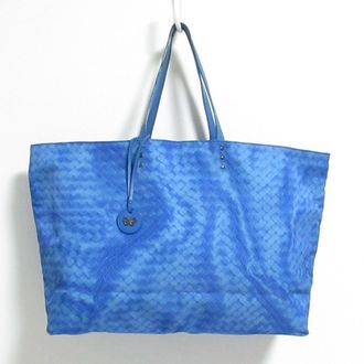 Bottega Veneta Blue Tote Bag (Pre-Owned)
