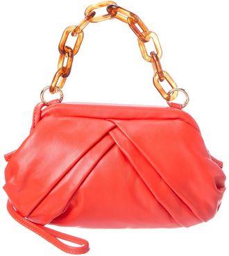 Raf&eacute; New York Brooke Leather Clutch