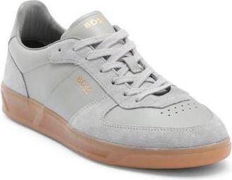BOSS Brandon Tennis Sneaker in Medium Grey at Nordstrom Rack, Size 11Us / 10Uk