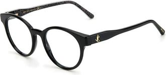 Jimmy Choo London JC31601EI00 Browline Full Rim Eyeglasses - Black