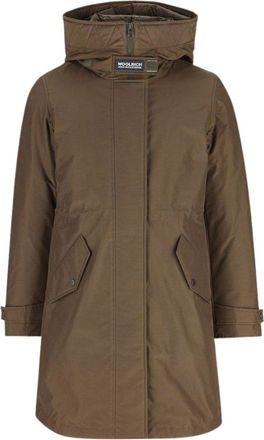 Woolrich Authentic 3 In 1 Parka Hooded Cotton-Blend Parka
