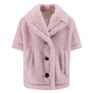 Max Mara Dames, Jassen, Roze, Maat: M/L Zijde