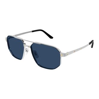 Cartier Sunglasses, male, Gray, Size: 60 MM Santos Sunglasses