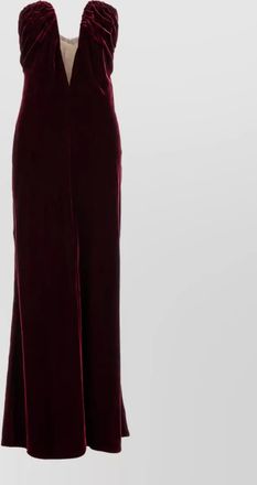 Giorgio Armani velvet maxi dress
