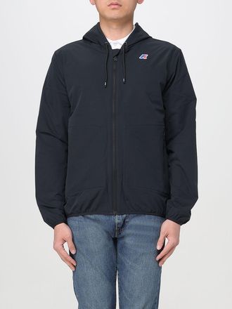 K-Way Giubbotto con cappuccio K-Way in tessuto tecnico