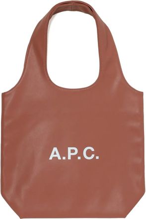 A.P.C. small Ninon tote bag - Brown