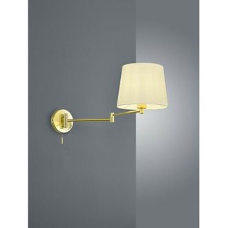 Trio Aplique Con Brazo Flexible Pantalla Lat&oacute;n Blanco Lyon Lighting