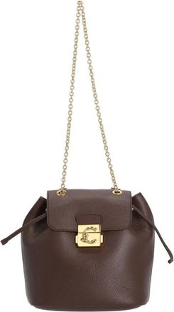 Coccinelle C-Me Lock Small Rugzak - Dames - Tassen - Rood - Maat: ONE Size Leer
