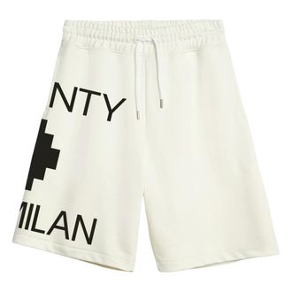 Marcelo Burlon Casual Shorts, male, White, Size: XS Sweatshorts