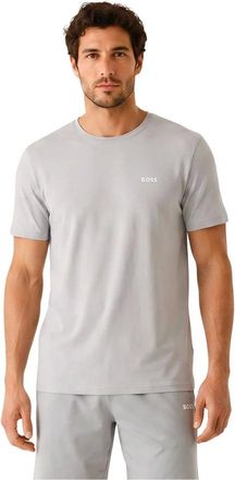 HUGO BOSS Heren, Tops, Grijs, Maat: L Katoen