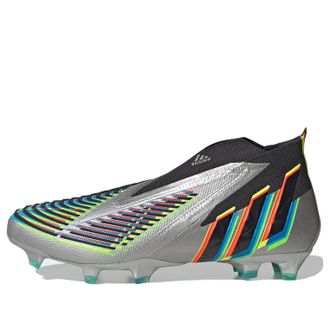 adidas Predator Edge+ FG Silver Metallic Black HR1560