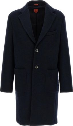 Barena Baron Coat - Heren - Mantel - Zwart - M - Wol - Jassen