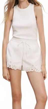 Veronica Beard Vilvaldi Shorts In White