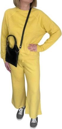 bobi Womens Sunshine Lounge Set In Yellow