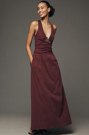 Sovere Hari Halter Maxi Dress