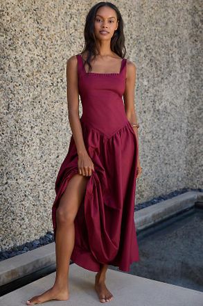 Peixoto Harlow Drop-Waist Midi Dress