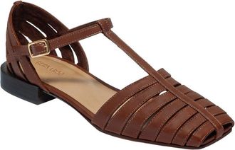 Bernardo Brighton Leather Fisherman T-Strap Sandal
