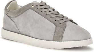 Brunello Cucinelli Mens Gray Suede Leather Low Top Sneakers