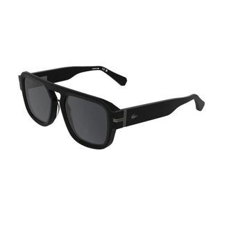 Lacoste Rectangle Sunglasses - male - Lacoste - Sunglasses - Black - 53 MM - Accessories