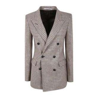 Tagliatore Jassen, Dames, Veelkleurig, L, Leer, J-Parigi Double-Breasted Blazer