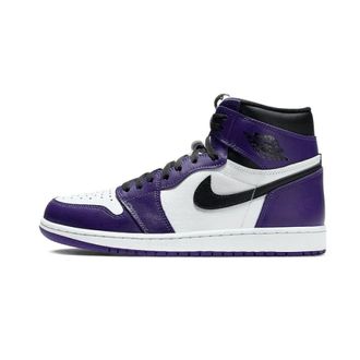 Nike Jordan 1 Retro High OG Court Purple 2.0 - unisex - Sport - Veelkleurig - Maat: 41 EU Leer