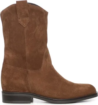 Carmens Schoenen, Dames, Bruin, 39 EU, Leer, High Boots