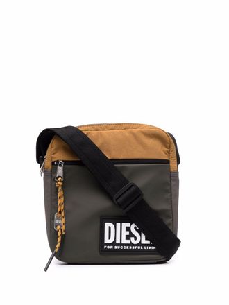 Diesel two-tone shoulder bag - men - Polyamide/Polyurethane - OS - Yellow