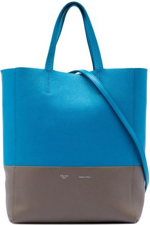 Celine Pre-owned Celine Small Bicolor Grained Calfskin Vertical Cabas Tote Ladies 2C00VJW8CAHUJ7W9