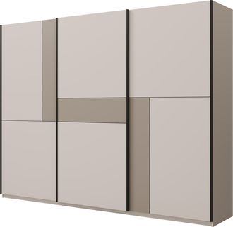 HOME AFFAIRE Schiebetürenschrank »Cube Garderobenschrank incl.kompletter Innenausstattung« Moderner Kleiderschrank, Schiebetürenschrank, Garderobe