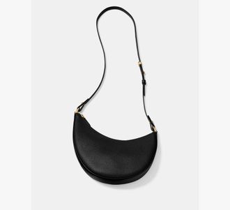 Kate Spade New York Womens Duo Crossbody Bag in Black | Pebble Leather