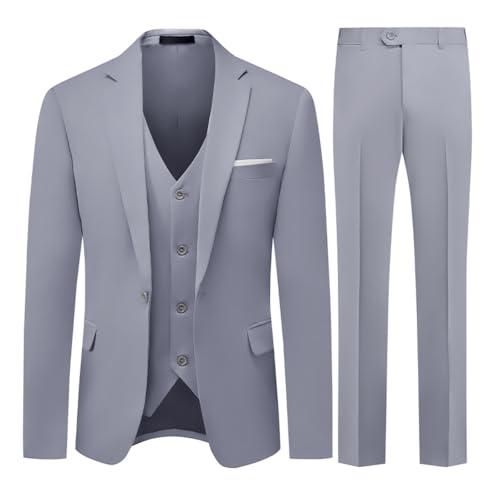 AlltheMen Costumes Hommes pièces Mariage Un Bouton Revers Slim